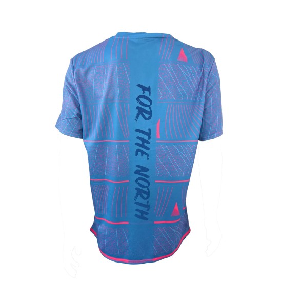 (WOMENS) 2025 Durham Cricket Pattern Training Shirt (WOMENS) 2025 Durham Cricket Pattern Training Shirt