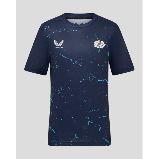 Juniors Yorkshire Graphic Short Sleeve Training Jersey Juniors Yorkshire Graphic Short Sleeve Training Jersey