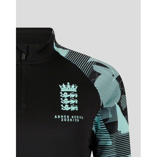 WOMENS 25/26 ECB ASHES PRO QUARTER ZIP TRAINING TOP WOMENS 25/26 ECB ASHES PRO QUARTER ZIP TRAINING TOP