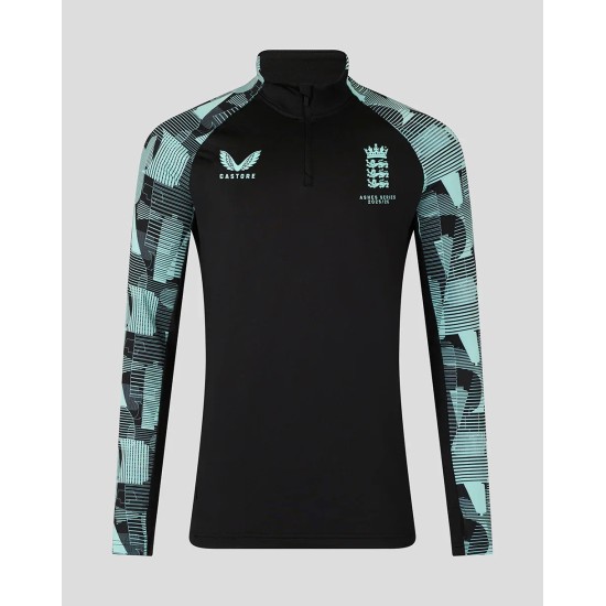 MENS 25/26 ECB ASHES PRO QUARTER ZIP TRAINING TOP MENS 25/26 ECB ASHES PRO QUARTER ZIP TRAINING TOP