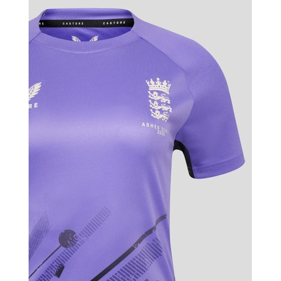 ECB Womens 25/26 Ashes Training Short Sleeve Tee ECB Womens 25/26 Ashes Training Short Sleeve Tee