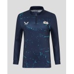 Womens Yorkshire Graphic Performance 1/4 Zip Top Womens Yorkshire Graphic Performance 1/4 Zip Top