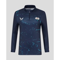 Womens Yorkshire Graphic Performance 1/4 Zip Top