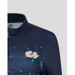 Womens Yorkshire Graphic Performance 1/4 Zip Top Womens Yorkshire Graphic Performance 1/4 Zip Top