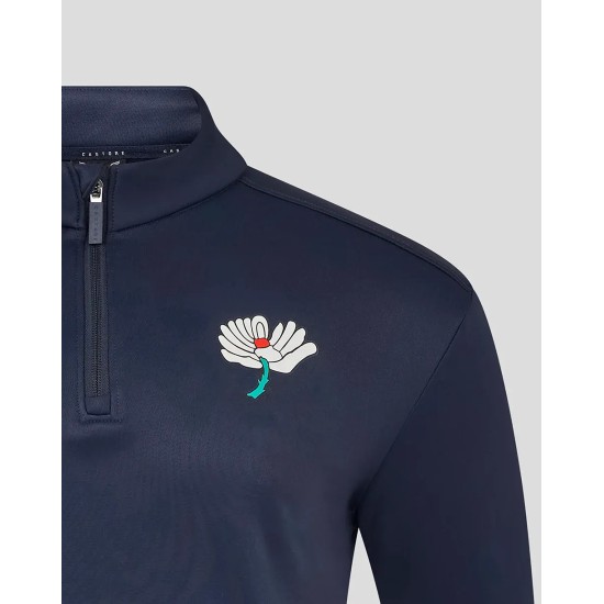 Mens Yorkshire Fleece Brushback 1/4 Zip Mens Yorkshire Fleece Brushback 1/4 Zip