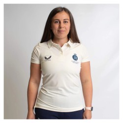Womens Castore SS Cricket Tech Polo W