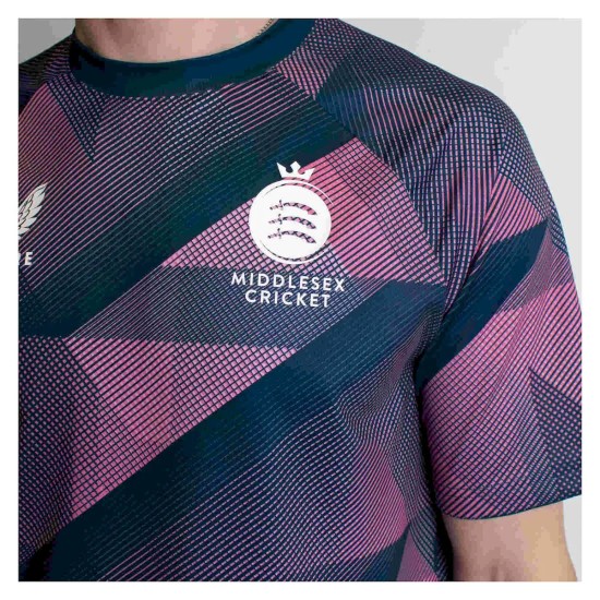 Middlesex-Cricket Castore Short Sleeve T20 Jersey Middlesex-Cricket Castore Short Sleeve T20 Jersey