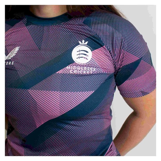 Middlesex-Cricket Castore Short Sleeve T20 Jersey Middlesex-Cricket Castore Short Sleeve T20 Jersey