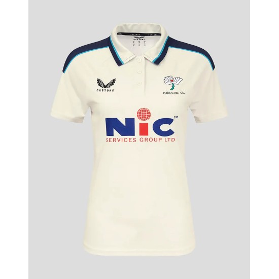 Womens Yorkshire Short Sleeve Playing Jersey 2025 Womens Yorkshire Short Sleeve Playing Jersey 2025
