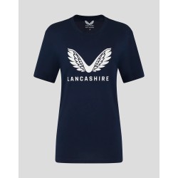 Womens Lancashire Large Logo Tee